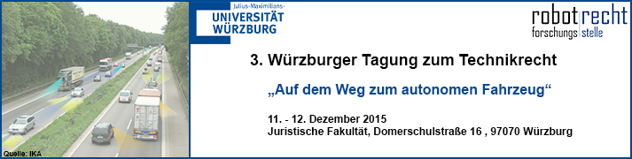 3. Würzburger Tagung zum Technikrecht