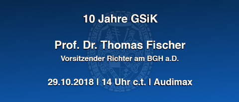 Vortrag von Prof. Dr. Thomas Fischer