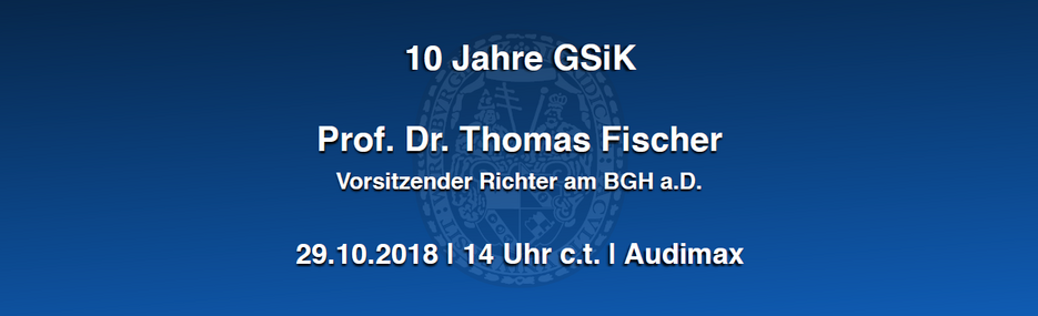 Vortrag von Prof. Dr. Thomas Fischer