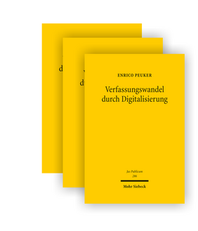 Bild vom Cover von Prof. Dr. Peukers Buch Verfassungswandel durch Digitalisierung. Digitale Souveränität als verfassungs-rechtliches Leitbild